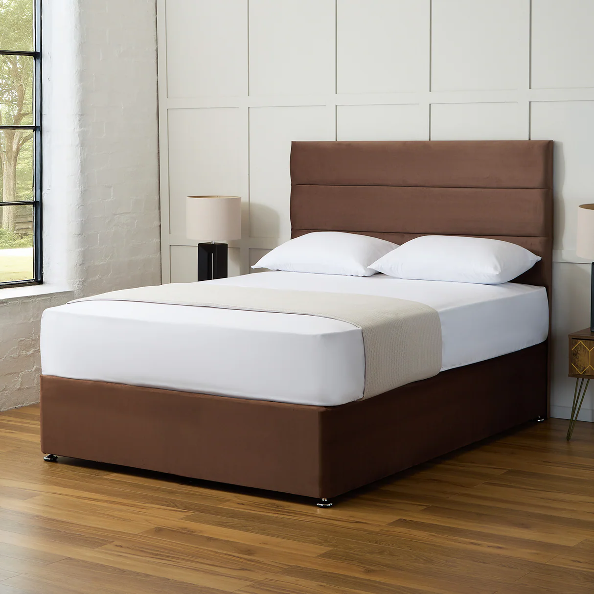Opulence Vencil Divan Bed Set with Headboard UK